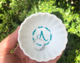 Personalized jewelry dish bridesmaid gift ring dish personalized gift for her personalized trinket dish bridesmaids wedding gifts ring dish