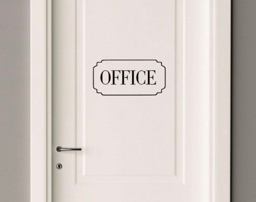 Home Office Decal, Office Door Decal, Office Decal, Home Office Sticker