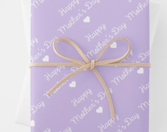 Happy Mother's Day Wrapping Paper / Mother's Day Wrapping Paper / Mum Wrapping Paper / Mother's Day Gifts / Mother's Day / Happy Mothers Day