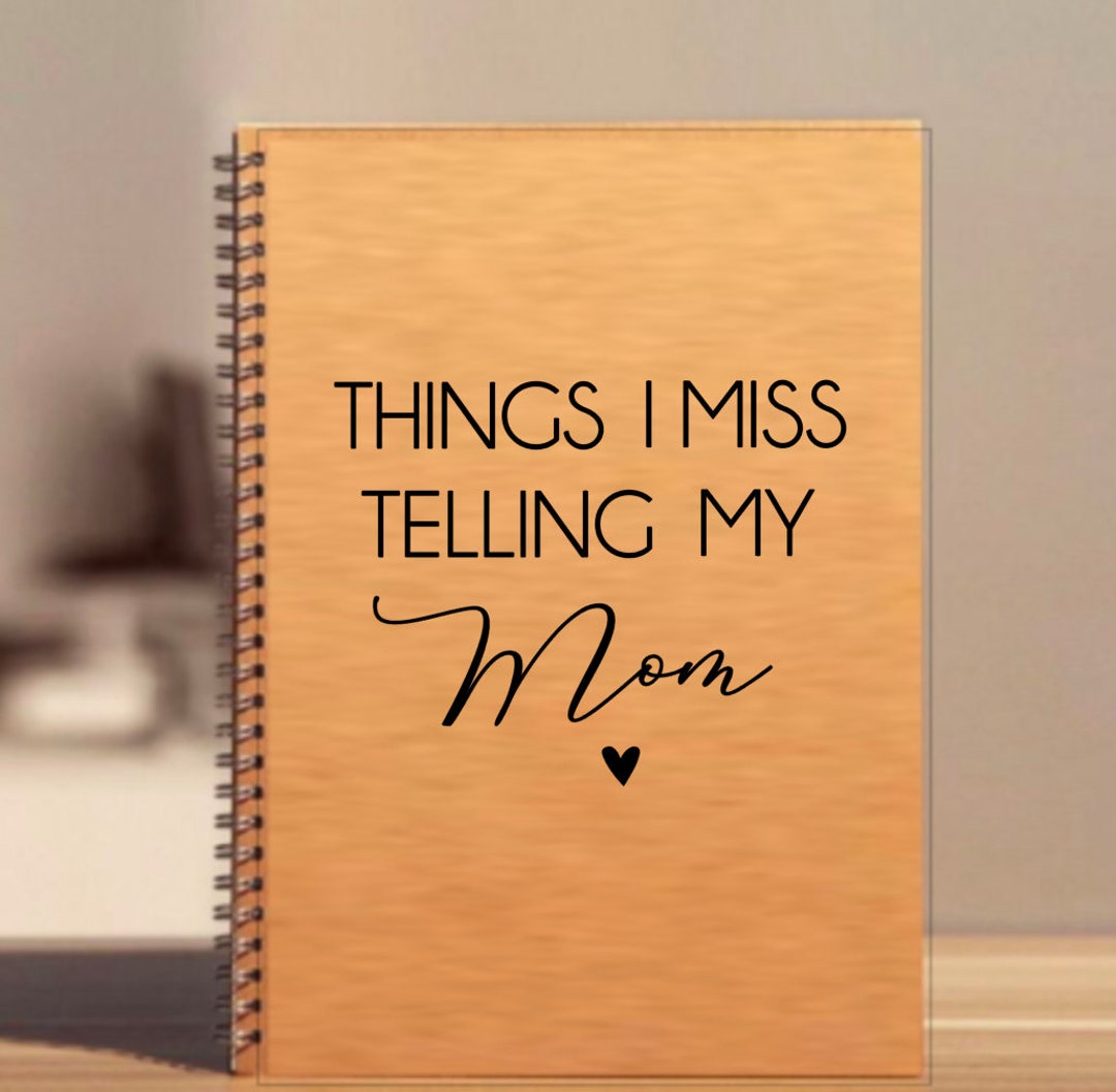 Mom Memorial Journal | Letters to Mom Sympathy Journal | Loss of Mother ...