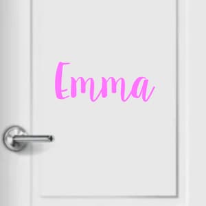 Kids Custom Personalized Name Vinyl Decal Sticker For Wall Door Window Bedroom Decor Room Door Wall Decal Wall decal for door inside