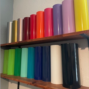12&quot; x 4ft Vinyl Rolls-Vinyl rolls-Outdoor Permanent Adhesive vinyl- Car decal vinyl- Die cut machine vinyl, vinyl rolls crafting, crafting