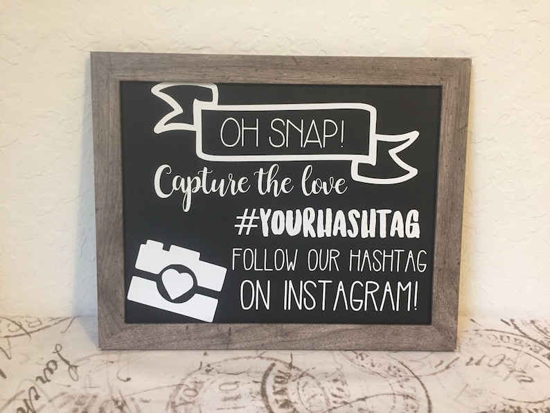 Download Wedding Hash Tag Sign Decals-Wedding Hashtag Sign-Rustic ...
