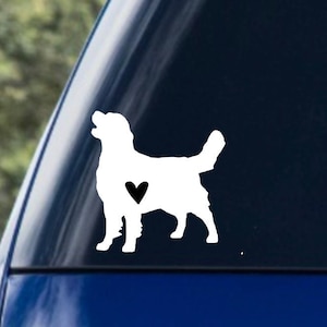 Golden Retriever Mom Vinyl Decal, Golden Retriever Car Decal, Golden Retriever Gift, Golden Retriever Sticker, Golden Lover Decal, Dog Decal