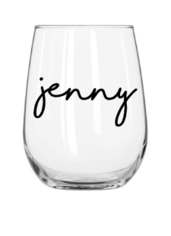 Personalized Name Vinyl Decal for 40oz Tumbler Water Cup Custom