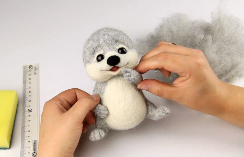 Needle Felted Video Tutorial hedgehog. the Secret of the Etsy