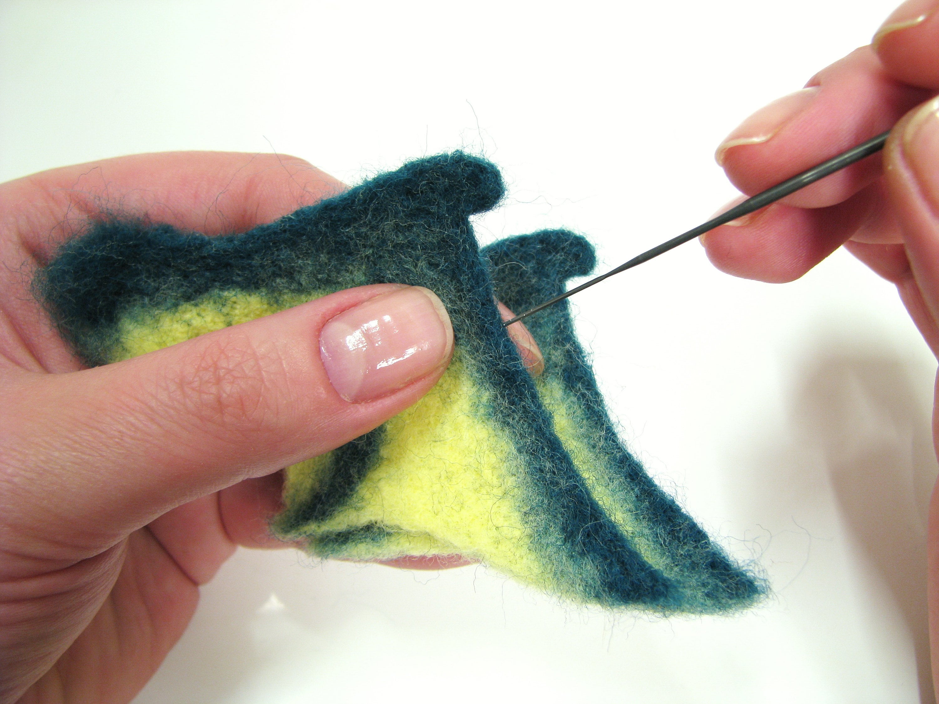 DIY Needle Felted Dragon tutorial felting instructions Etsy