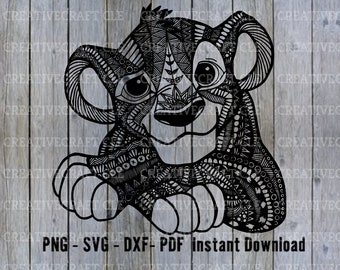 Download Lion mandala svg | Etsy