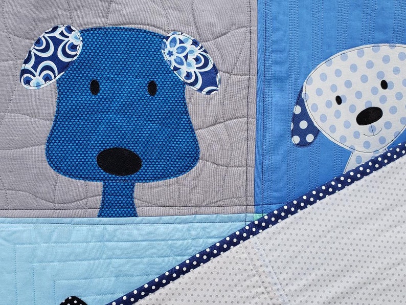 Puppy Quilt Dog Quilt Child Quilt Crib Quilt Quilts for Etsy