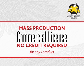 Mass Production Limited Commercial License (NO Credit required for any one product)