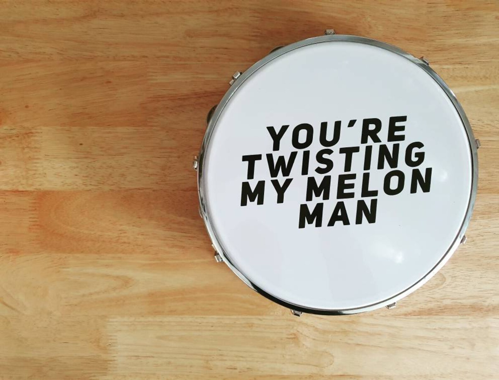 CUSTOM PERSONALISED Tambourine Art wall decor Etsy