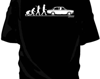 BMW 2002. Evolution of Man T-Shirt. Tee. Shirt