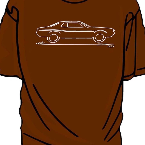 Toyota Celica. Original Art Sketch T-Shirt. Tee. Shirt