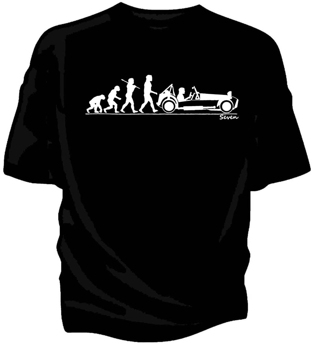 Caterham Seven 7. Evolution of Man Tshirt. Tee. Shirt Etsy UK