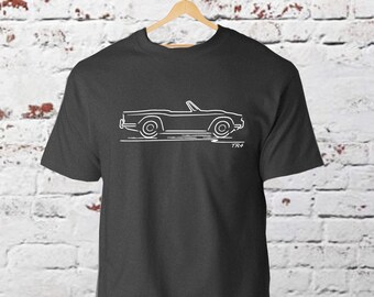 Triumph TR4 1961 - 1965. Original Art Sketch T-Shirt gift present