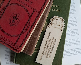 Guinea Pig Bookmark, Guinea Pig Page Keeper, Guinea Pig Gifts, Guinea Pig Lover, Engraved Bookmark, Book Lover, Gifts for Book Lovers