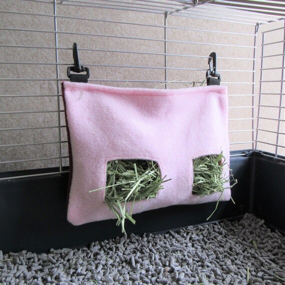 Guinea Pig Hay Feeder Clip On Design Pink Etsy