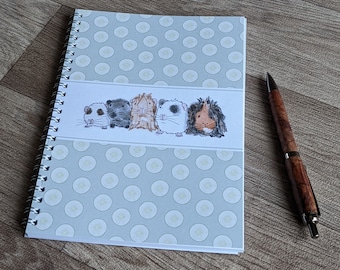 Guinea Pig Notebook, guinea pig journal, guinea pig gifts, guinea pigs, guinea pig lover, gifts for guinea pig lover, guinea pig stationery