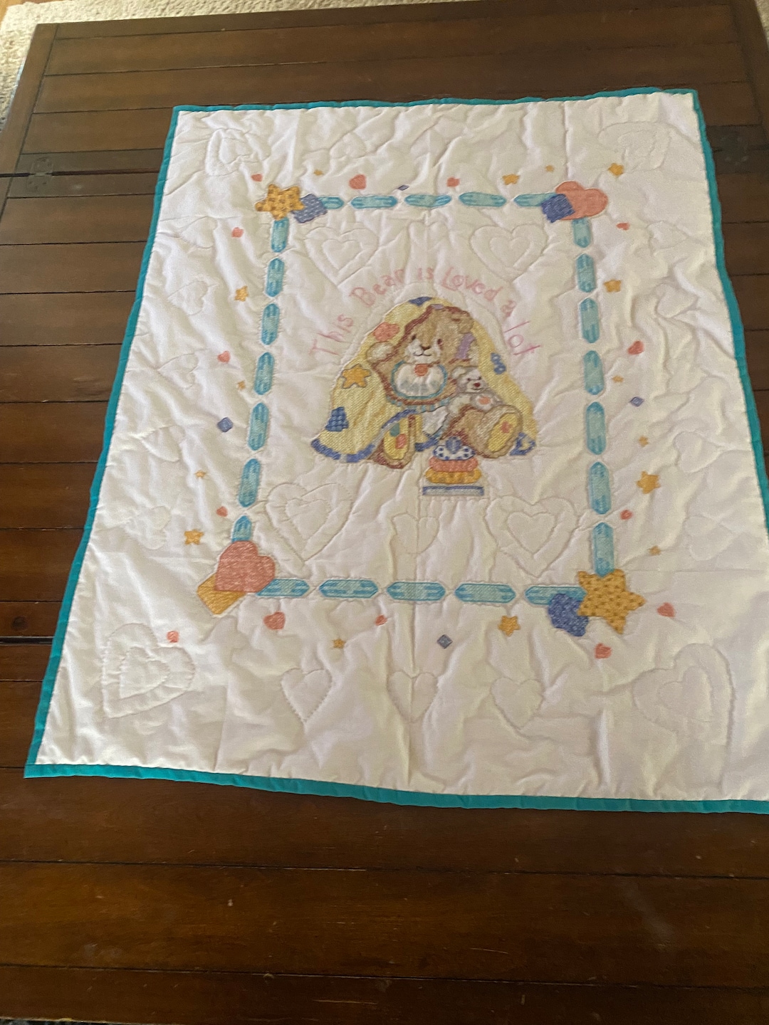 Nurse Teddy Bear Pattern Print Bed Set Quilt main image 1