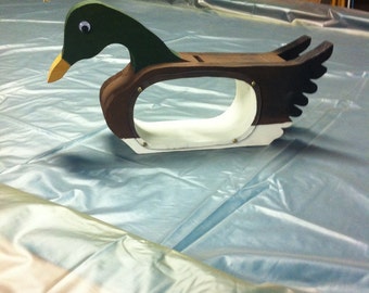 Mallard Duck wooden piggy bank for Father&#39;s Day