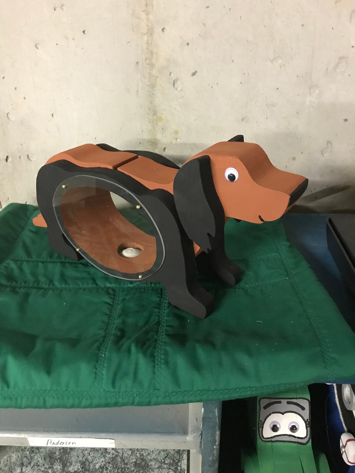 Dachshund Dog Wooden Piggy Bank Etsy