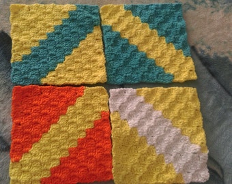 100% Cotton Dish Clothes--Brights and White