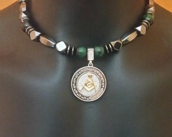 Men's charm necklace