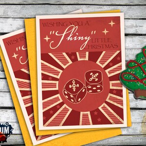 Juego de mesa "Shiny" Christmas Card