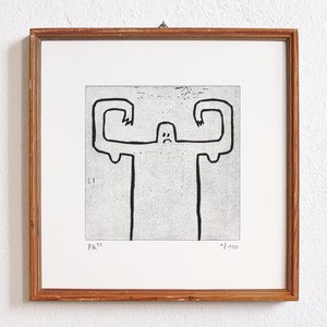 position 9 · original linocut · limited edition