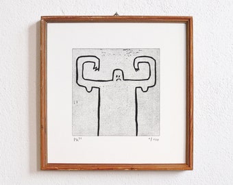 position 9 · original linocut · limited edition