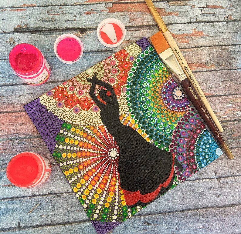 Mandala painting canvas art mandala decor mandalas canvas Etsy