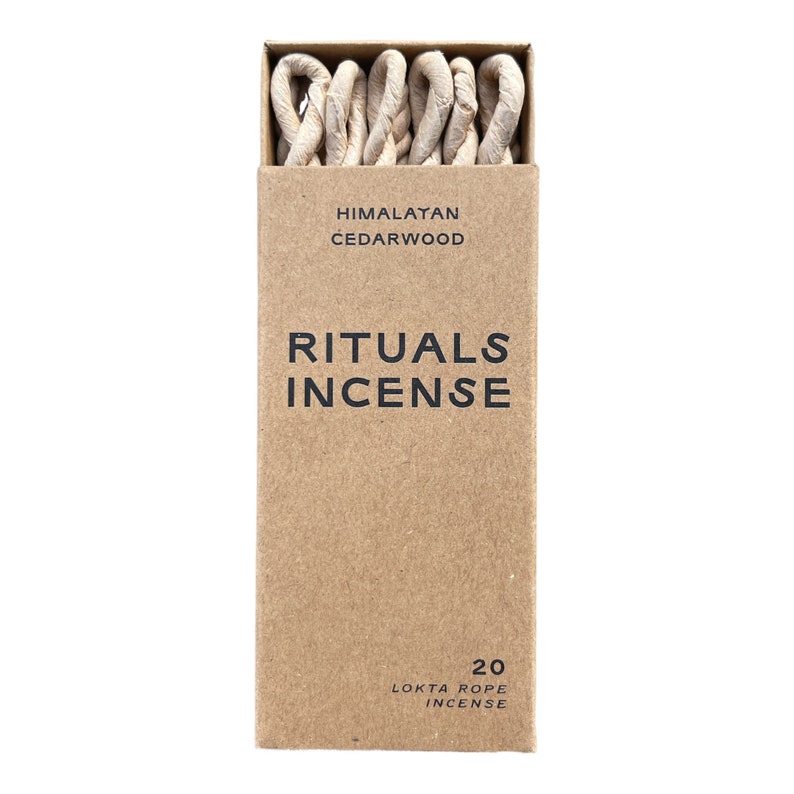 Cedar Wood Rope Incense 20 Pack Etsy
