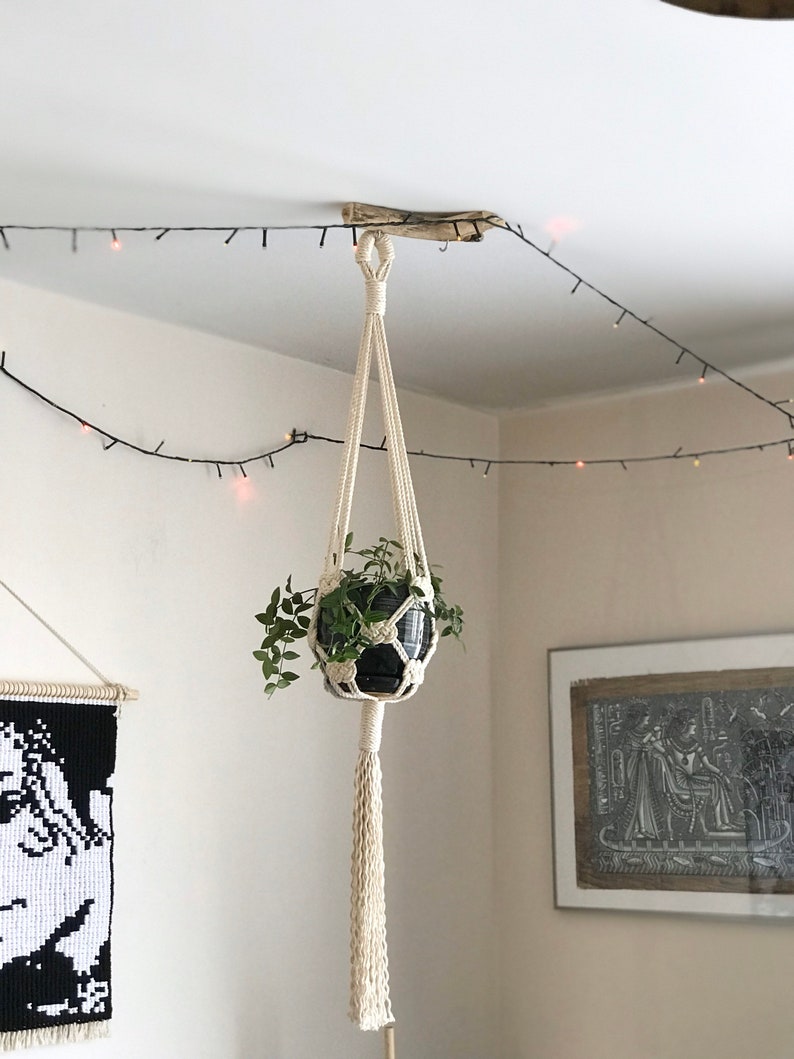 Macrame plant hanger PDF pattern josephine knot plant