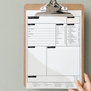 May include: A printable PDF checklist for crafting projects. The checklist includes sections for project name, materials, knots, sketch, instructions, and notes. It also includes a difficulty level scale: beginner, easy, intermediate, and experienced.