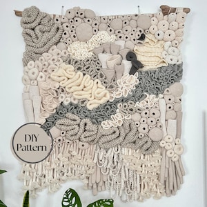 Coral Reef Tapestry Ultimate Guide – Stunning Fiber Art with Crochet, Knitting & Macramé Elements-Written PDF Instructions + Video Tutorials