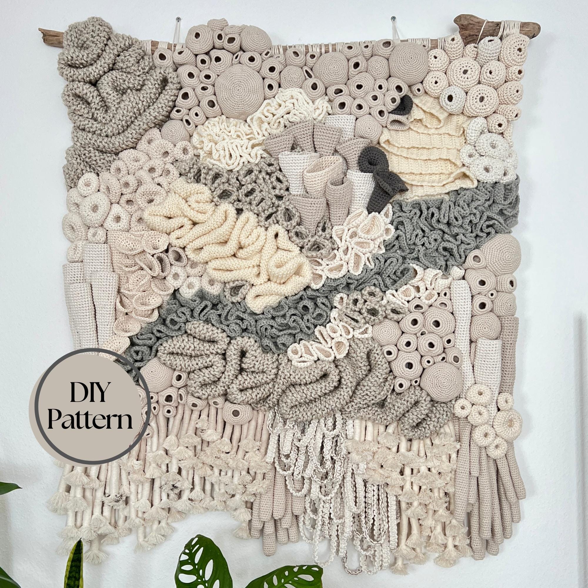 Coral Reef Tapestry Guide Crochet Pattern