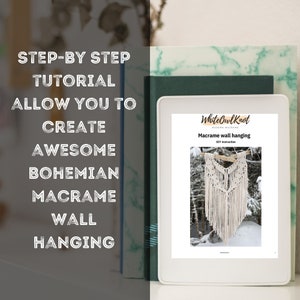 Macrame Wall Hanging Pattern. DIY Macrame Pattern for Farmhouse and ...