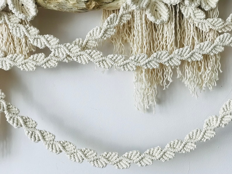 Macrame Lace Tutorial PDF Pattern Macramé Pattern BEGINNER Etsy UK