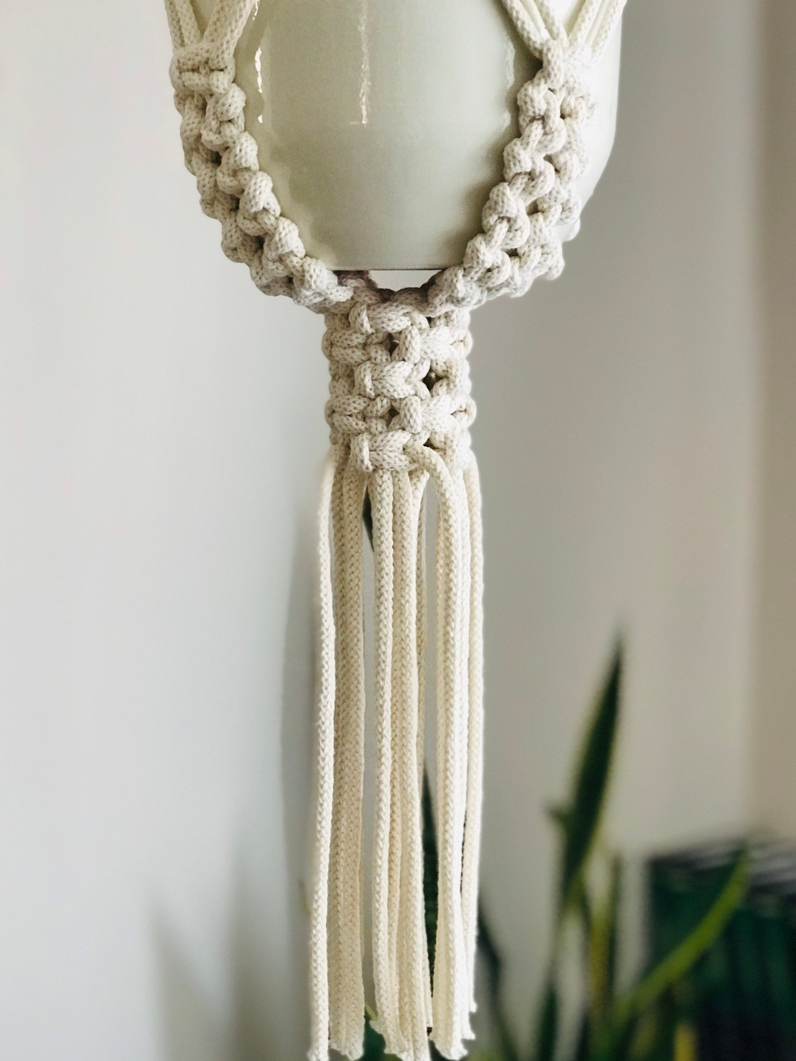 Triple Macrame Plant Hanger Pattern BEGINNER Macrame Fantasy - Etsy