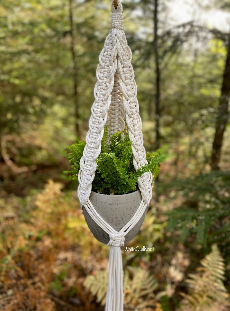 DIY Macrame Plant Hanger Plant Hanger PDF Pattern Macramé Etsy