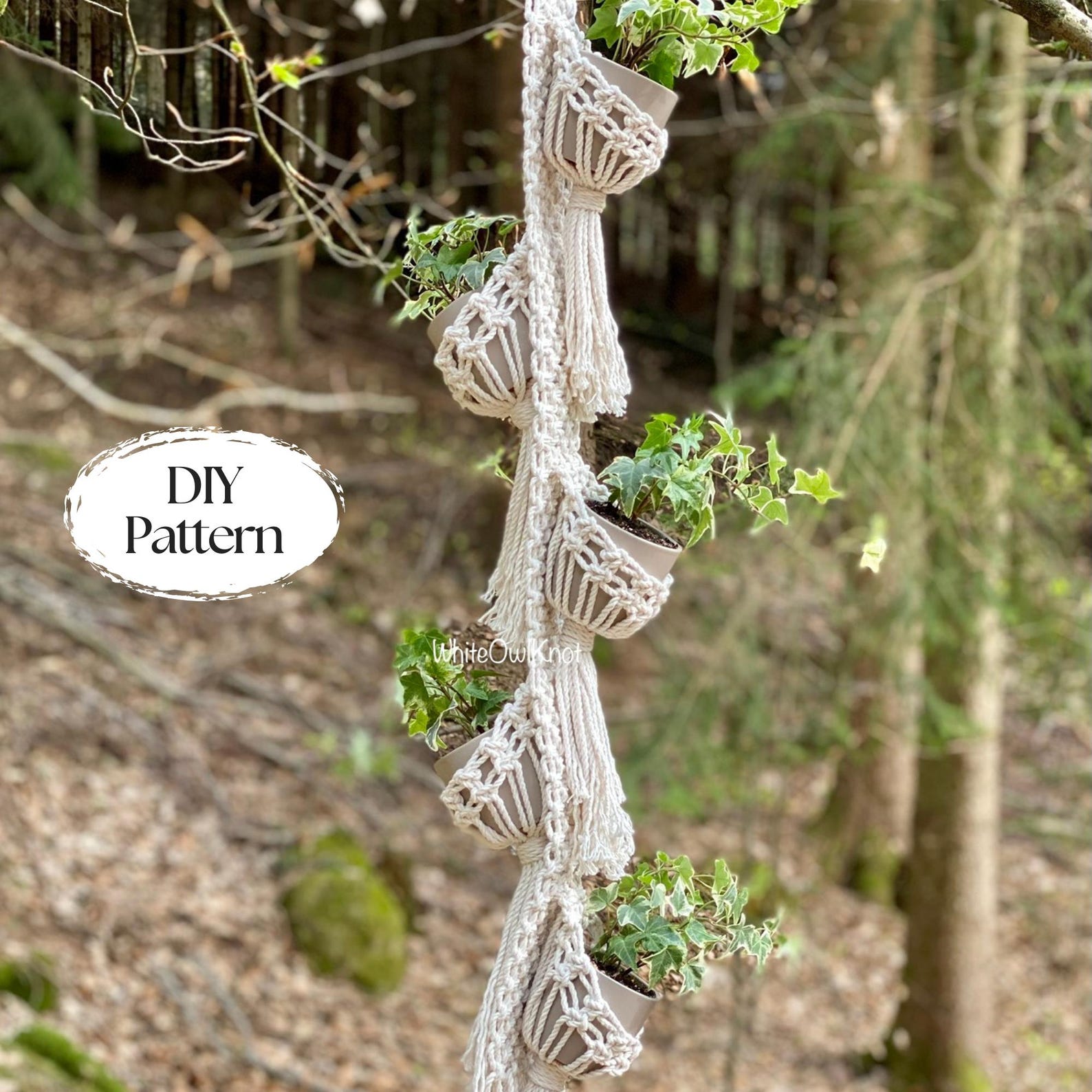 Multiple Macrame Plant Hanger DIY Patterns - for Plant Lover and Home ...