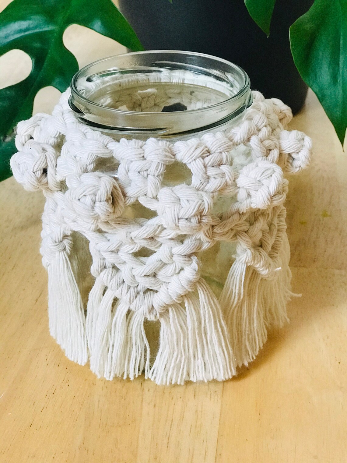 SET of 2 Macrame Jar Cover Patterns Macrame Tutorial Macrame Etsy