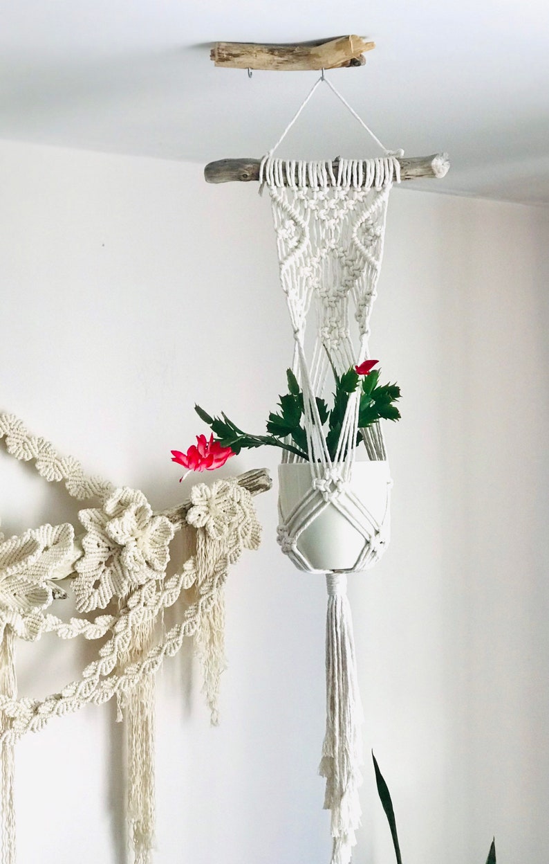 PDF Pattern Macrame Plant Hanger Macrame Tutorial Wall