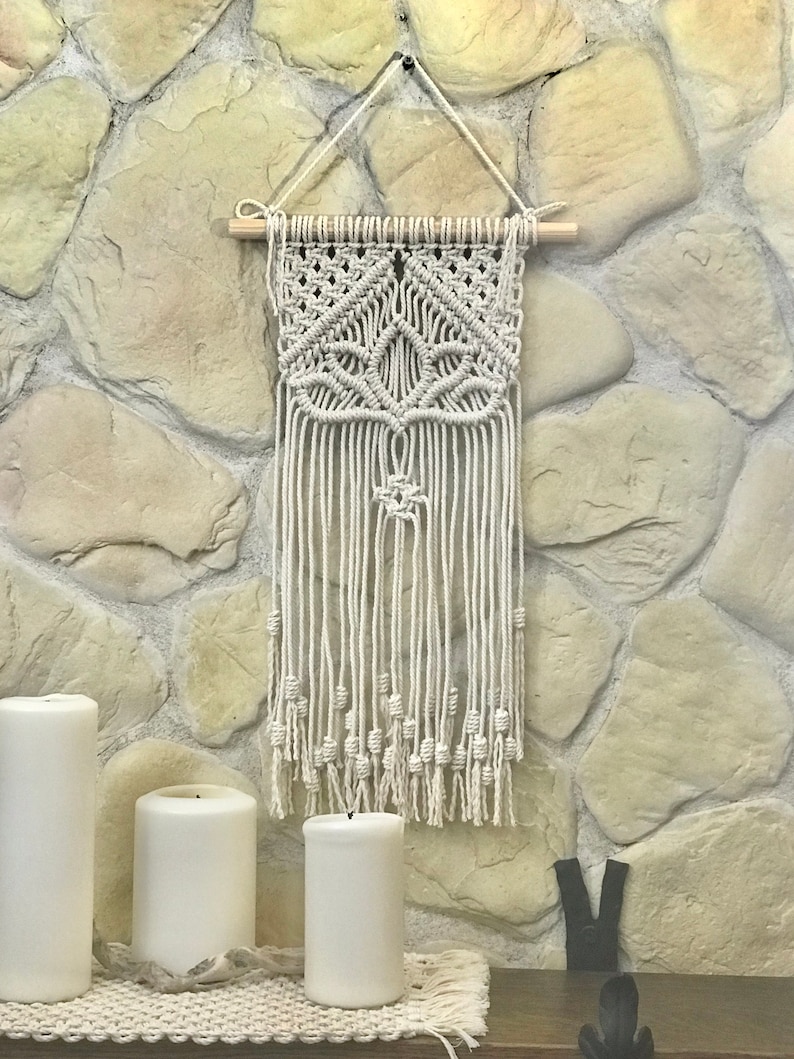 PDF Pattern Lotus Flower Macrame Wall Hanging, Macrame for BEGINNER, Step by Step Macrame Instructions, How To DIY Ultimate Macrame Guide image 4