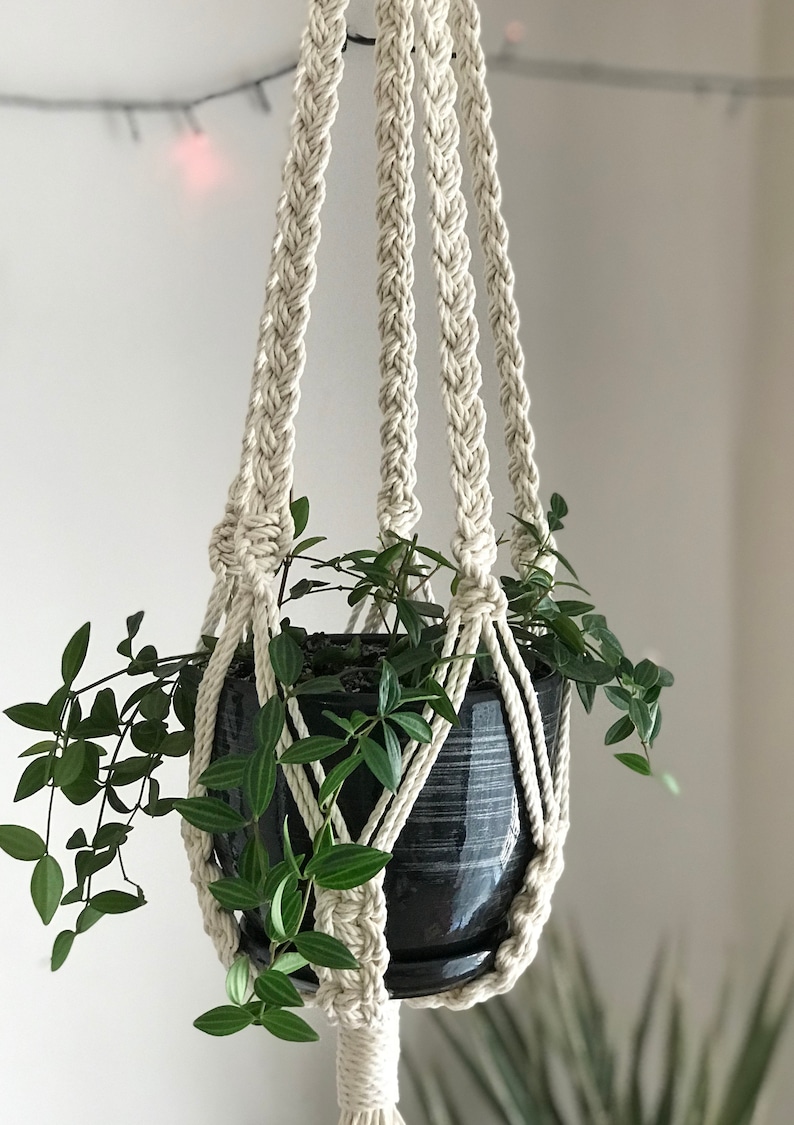 boho style pot holder plant hanging Macrame plant hanger