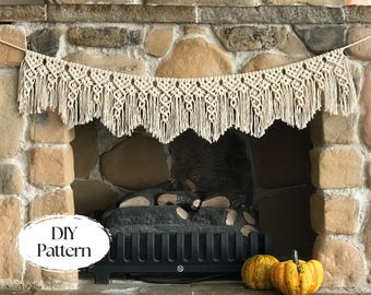 Create Your Own Stunning Macramé Wall Hanging Garland - Easy-to-Follow DIY PDF Pattern. Eclectic Decor. Macrame Written Pattern