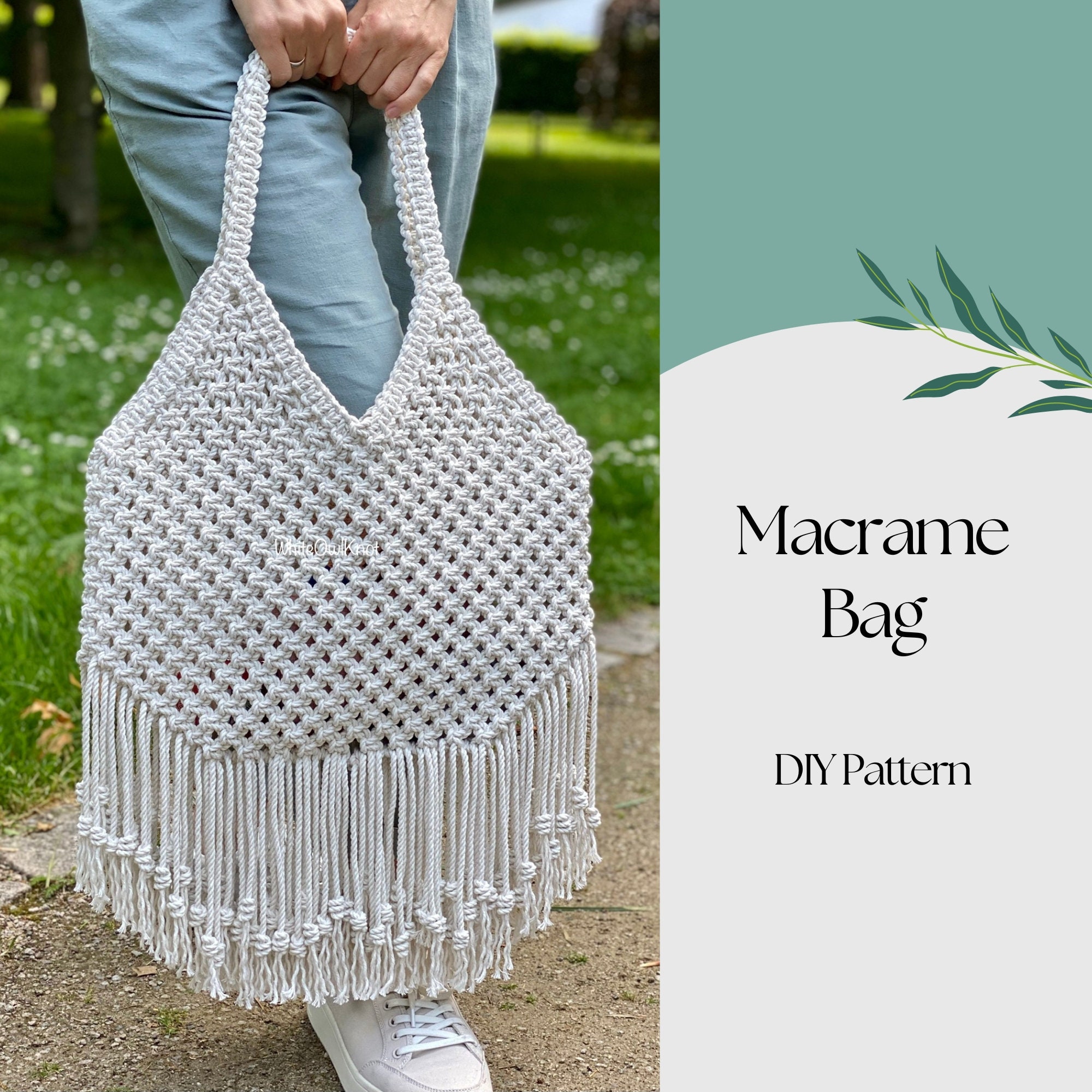 Macrame beach bag sale