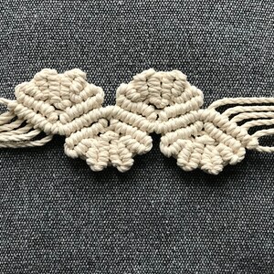 Macrame Lace BEGINNER Pattern, Tutorial PDF Pattern, Step by Step ...