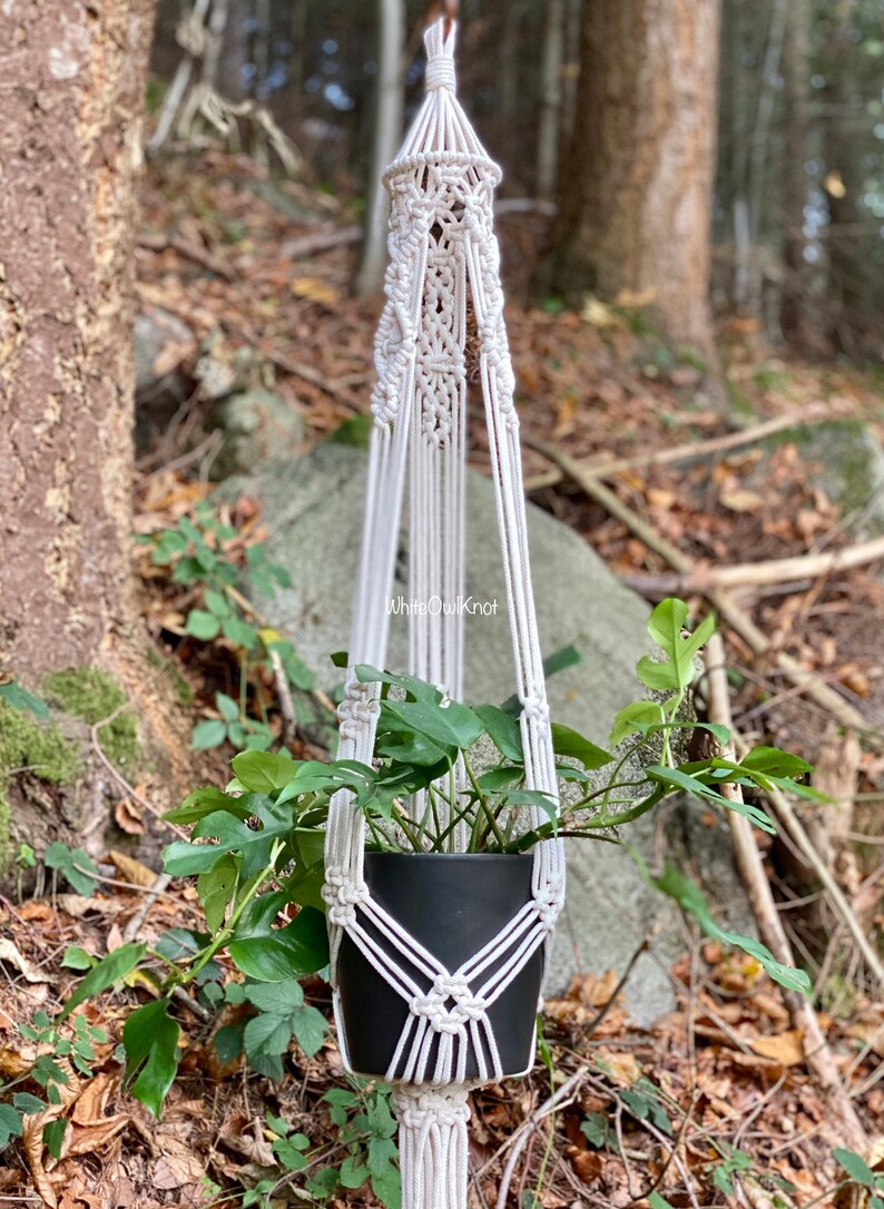 DIY Macrame Plant Hanger PDF Pattern Macramé Pattern Etsy Australia