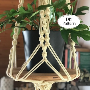 Modern Macrame Plant Hanger on Vintage 70s Pattern, Instant Download PDF, Macrame Home Decor, 1970s Projects, DIY